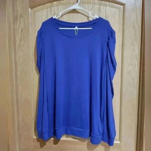 Xieerduo fashion women's 2XL long sleeve top puff sleeve NWT